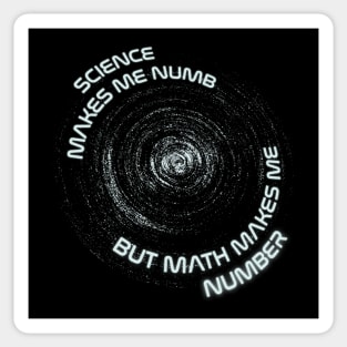 Math Makes Me Number Sticker